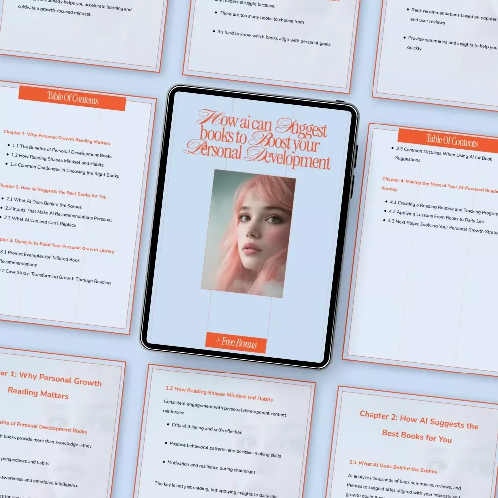 How AI Can Suggest Books to Boost Your Personal Development – Smart Guide on Using AI to Suggest Books for Your Personal Growth, Reading Strategy & Self-Improvement Library