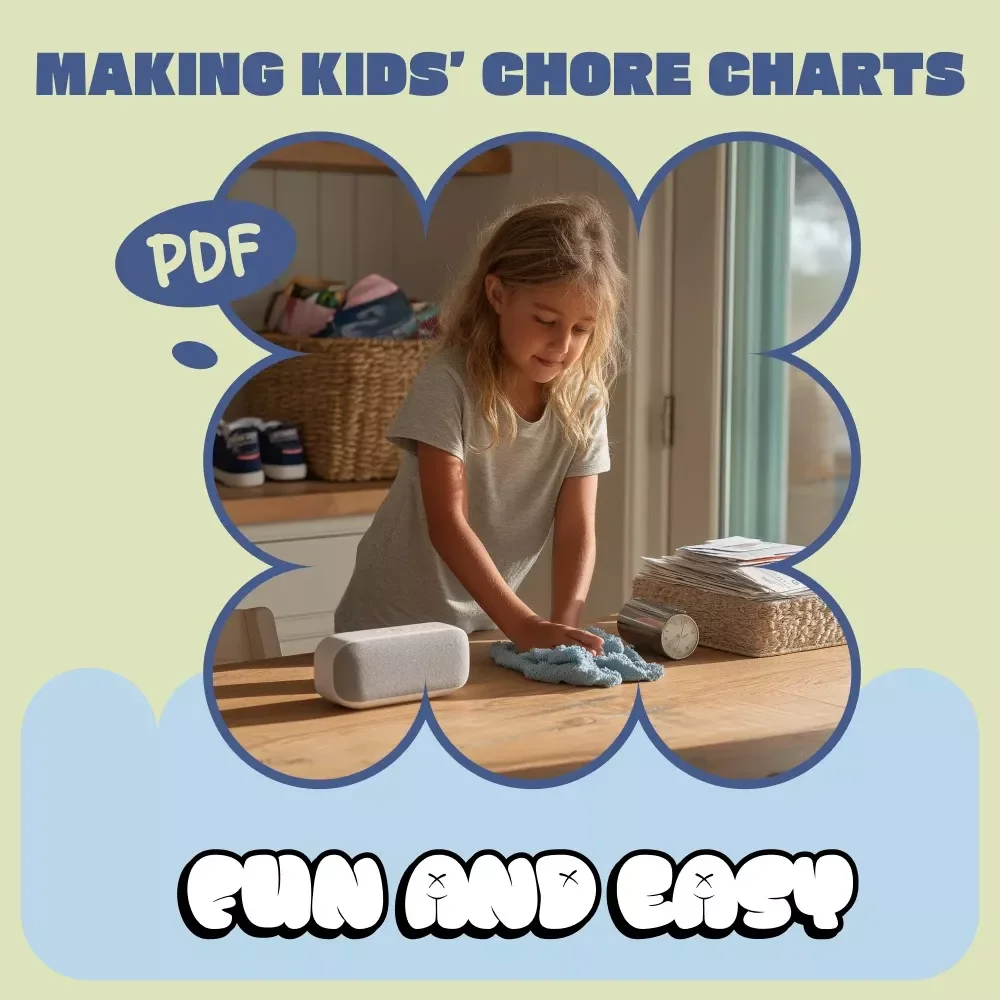 Making Kids’ Chore Charts Fun and Easy – Smart Parenting eBook Using AI Tools to Make Kids Chore Charts | Visual, Gamified & AI-Powered Routine Guide