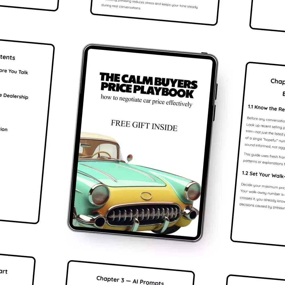 The Calm Buyer’s Price Playbook | A Smart, Stress-Free Guide on How to Negotiate Car Price Effectively