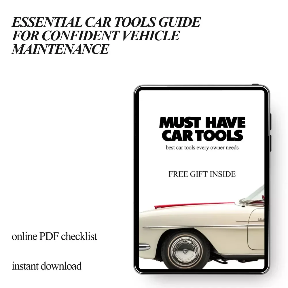 Must-Have Car Tools | Digital Download Car Maintenance Guide, Auto Repair Checklist, DIY Vehicle Tools eBook, Beginner to Pro Mechanics