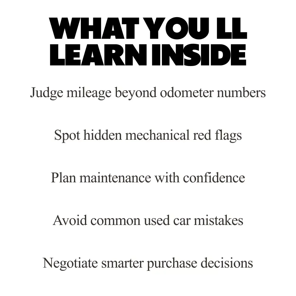 Drive Smart: Decoding Used Car Mileage | Practical Used Car Buying Guide Answering what mileage is too high for a used car