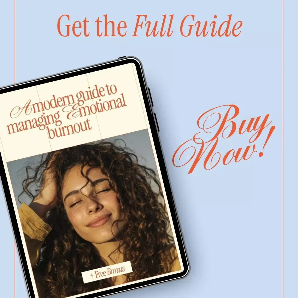 A Modern Guide to Managing Emotional Burnout – Practical Self-Care Guide, Digital Download, Wellness & Balance Resource with Tips for Managing Emotional Burnout