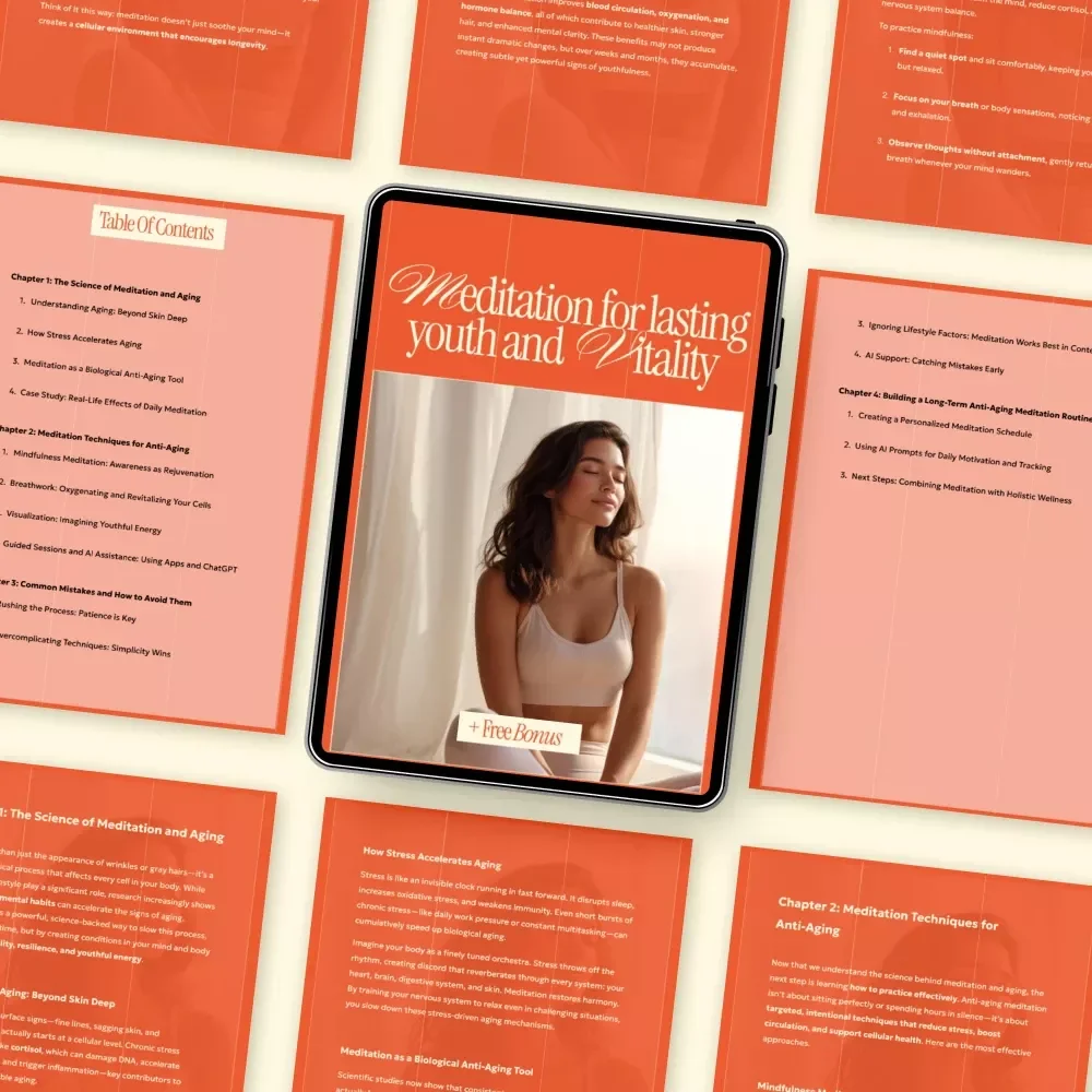 Meditation for Lasting Youth and Vitality – A Transformational Guide to Meditation for Anti-Aging, Energy Renewal, Stress Reduction, and Lifelong Wellness