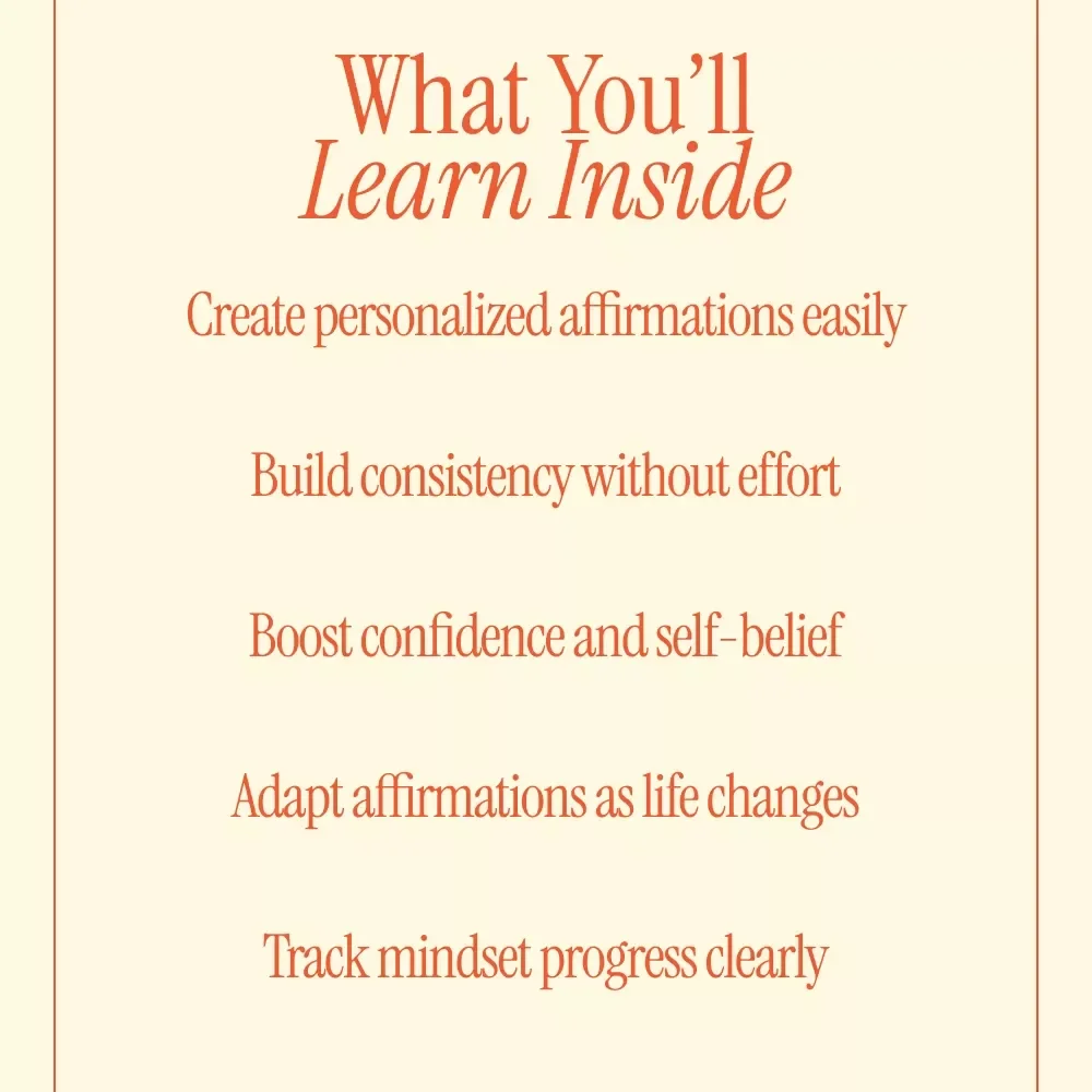 How AI Can Help You Practice Positive Affirmations Daily | AI-Powered Mindset & Self-Growth Ebook | Digital Download Guide