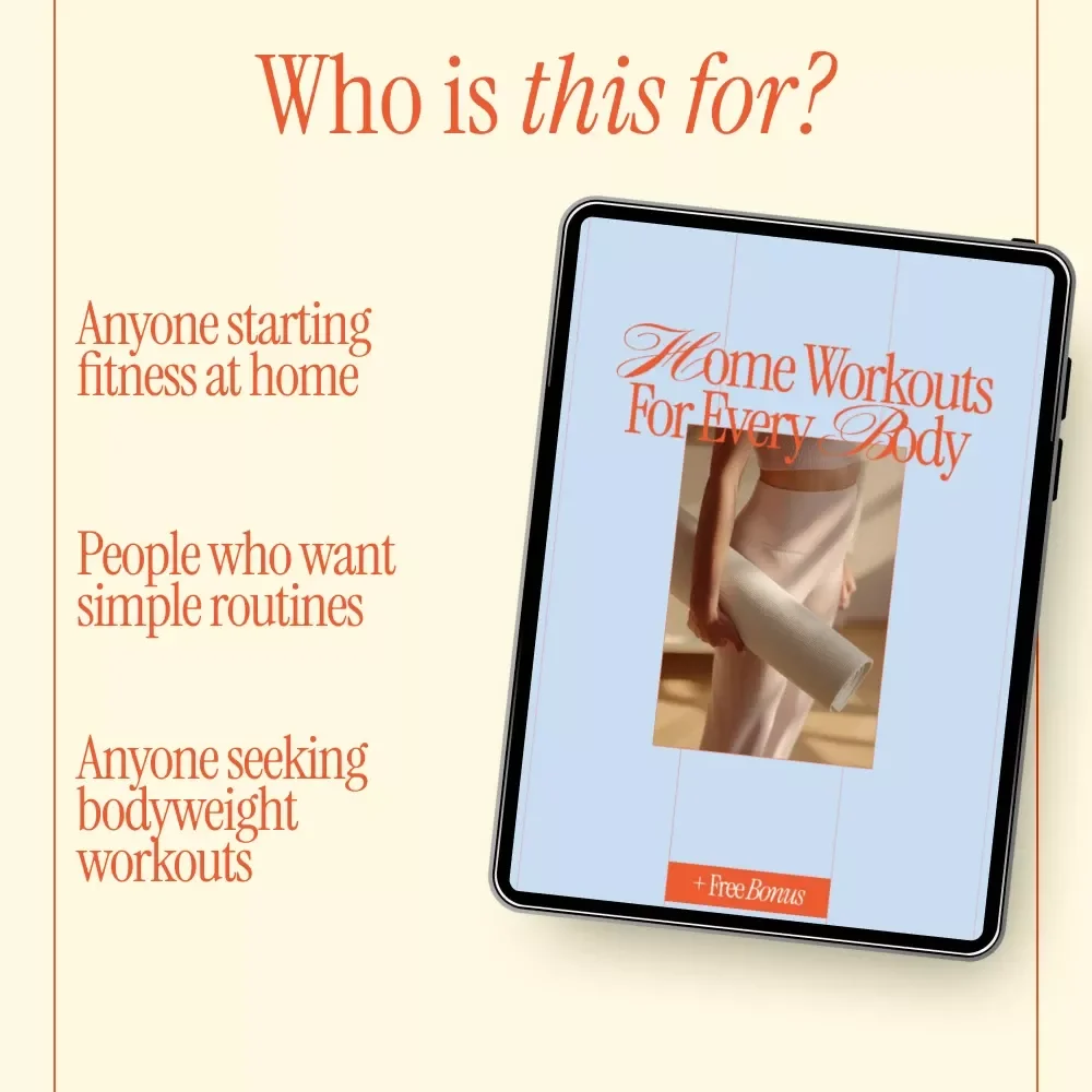 Home Workouts for Every Body – Home Workout with No Equipment eBook Guide for Beginners & Busy Lifestyles