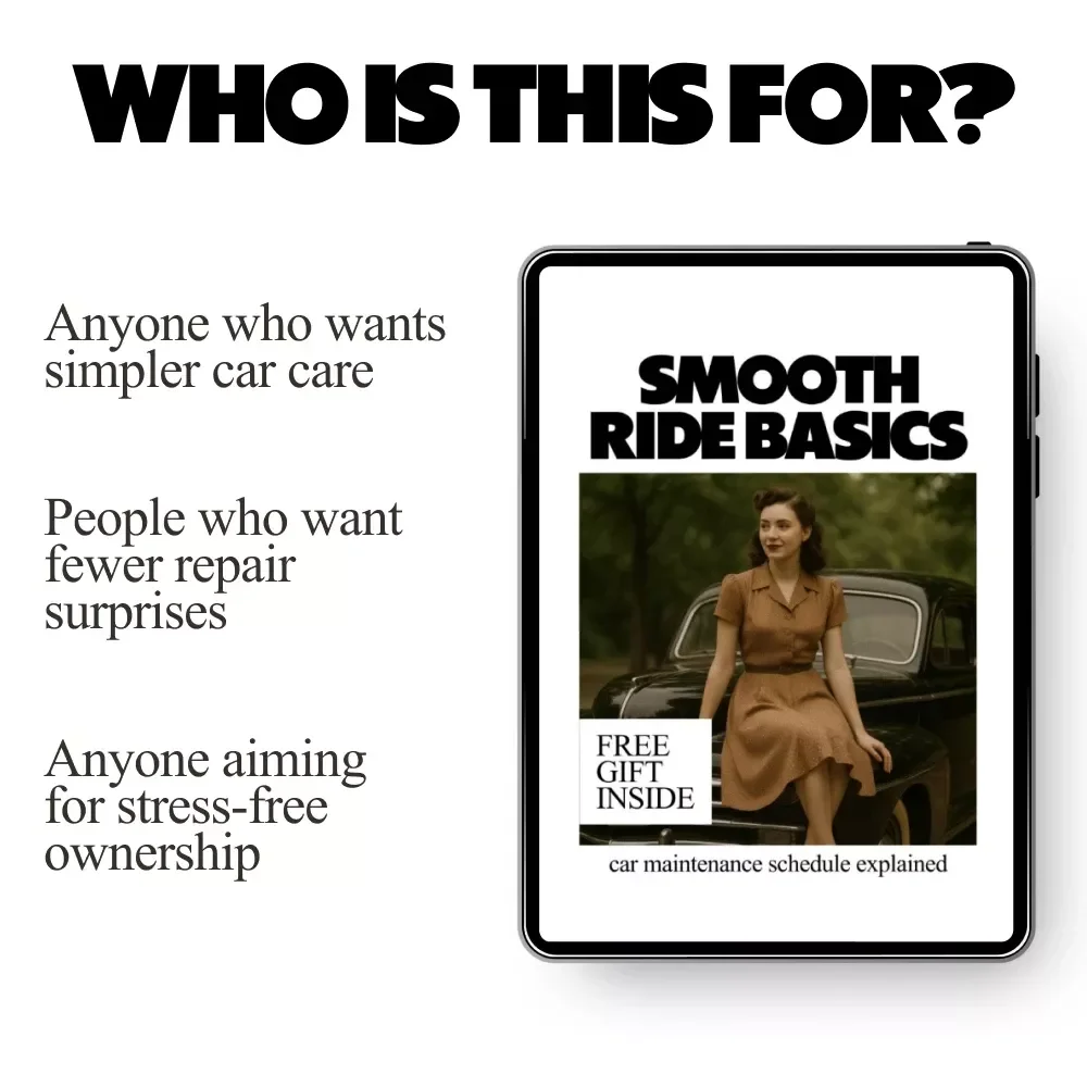 Smooth Ride Basics – A Practical eBook with a Car Maintenance Schedule Explained for Confident, Stress-Free Ownership