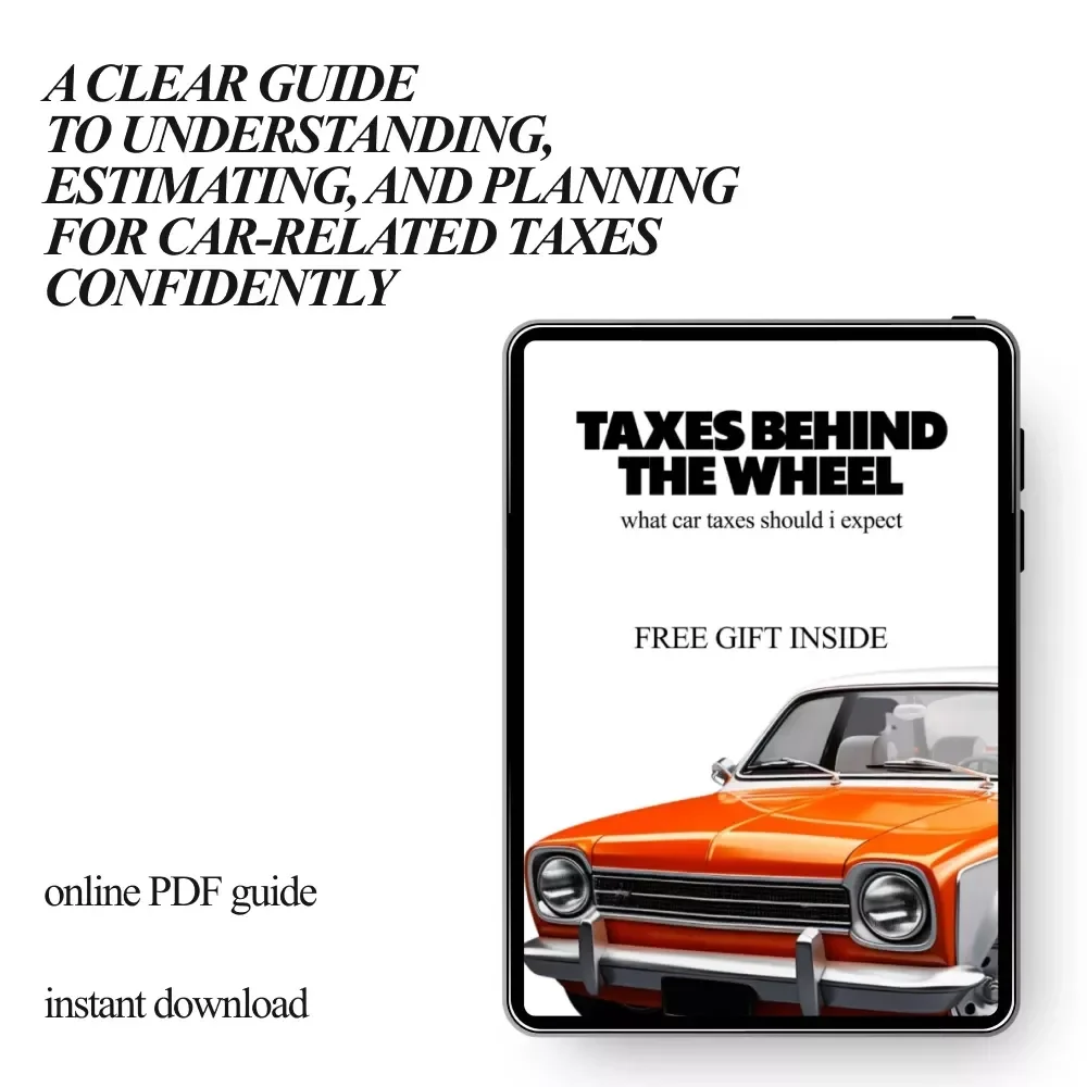 Taxes Behind the Wheel | What Car Taxes Should I Expect? | Smart Car Buying & Ownership Tax Guide eBook