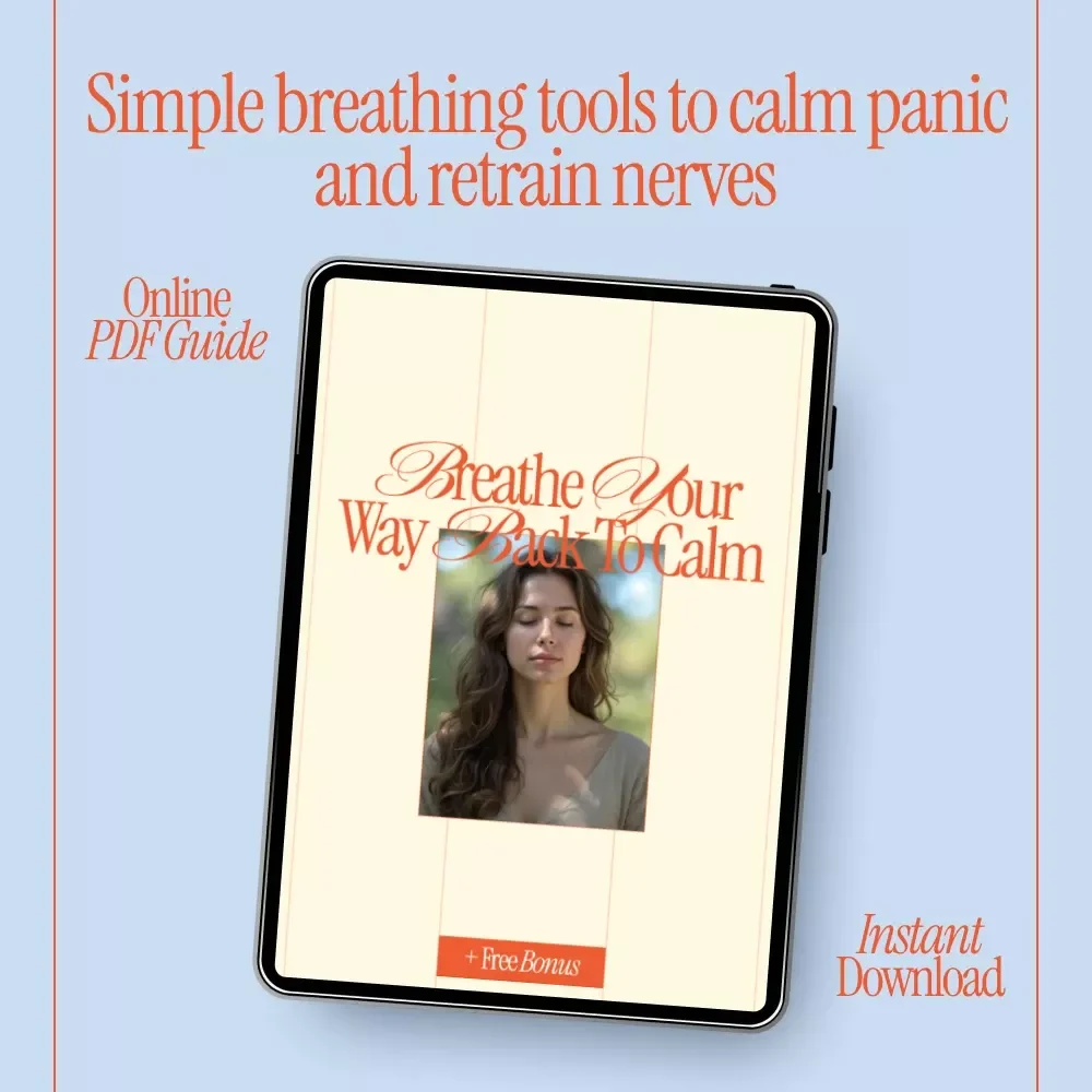 Breathe Your Way Back to Calm – Ebook with Gentle Breathing Exercises for Panic Attacks, Practical Guide for Anxiety Relief, Nervous System Reset & Everyday Calm