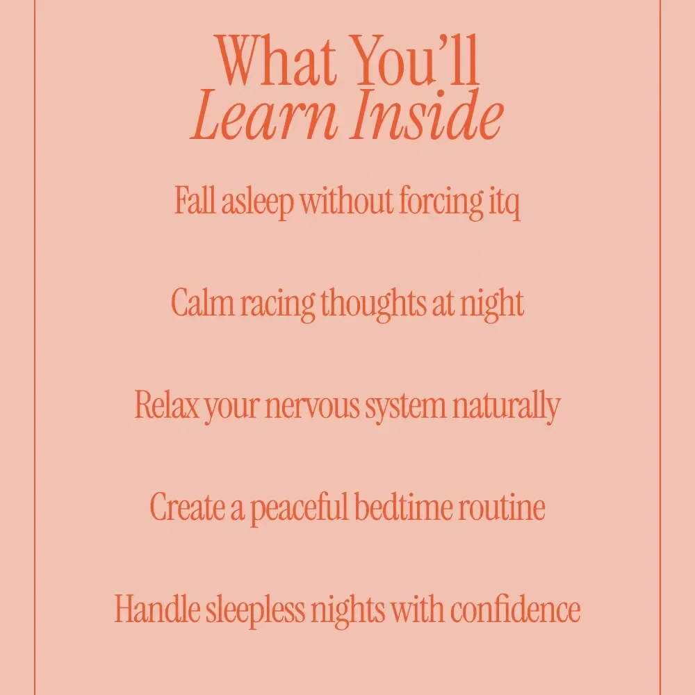 Sleep Comes Back When You Stop Chasing It – Sleep Meditation Guide, Calming Night-Time Mind eBook, Nervous System Reset for Insomnia Relief