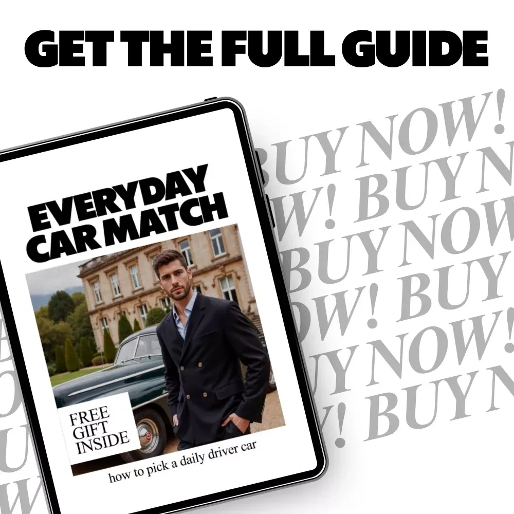 Everyday Car Match – Practical eBook Guide on How to Pick a Daily Driver Car for Real Life, Budget, Comfort, and Long-Term Ownership