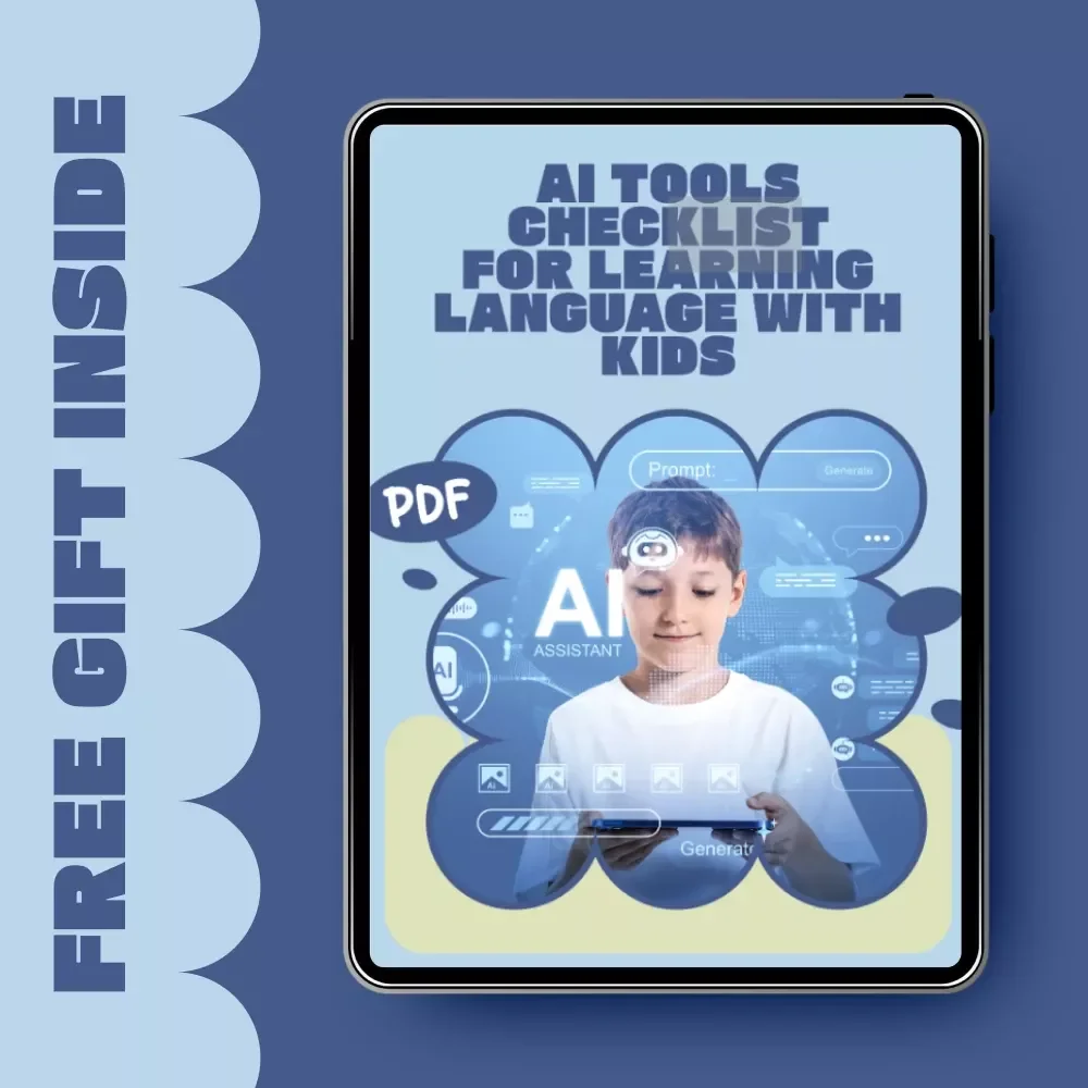 Tools Checklist for Learning Language with Kids | Printable Digital Checklist for Parents & Educators