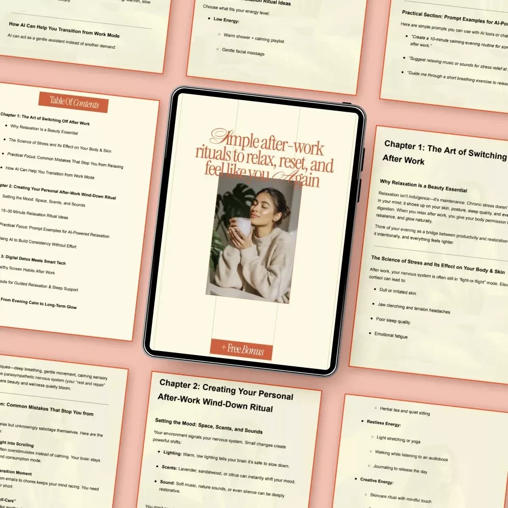 Simple After-Work Rituals to Relax, Reset, and Feel Like You Again – A Gentle Guide to Ways to Relax After Work, Evening Wind-Down Routines & Stress Relief