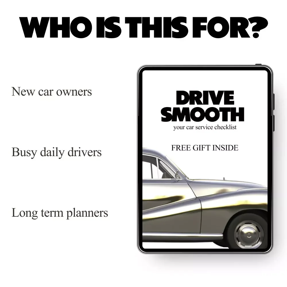 Drive Smooth: Your Car Service Checklist – Easy Auto Maintenance Guide, Printable Vehicle Care Planner, Know how often cars need servicing