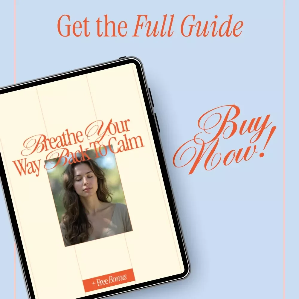 Breathe Your Way Back to Calm – Ebook with Gentle Breathing Exercises for Panic Attacks, Practical Guide for Anxiety Relief, Nervous System Reset & Everyday Calm