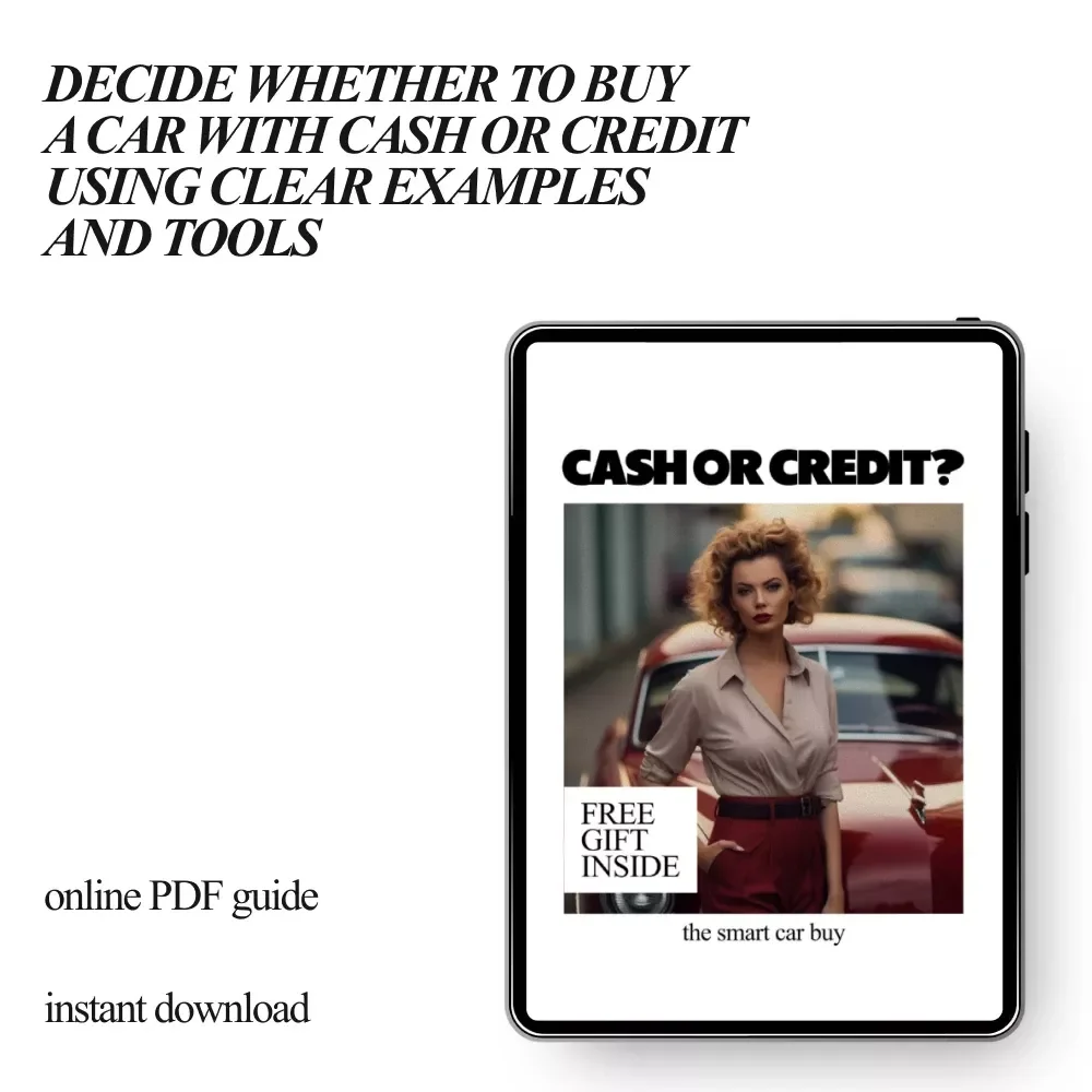 Cash or Credit? The Smart Car Buy | Practical Guide for loan vs cash purchase car Decisions