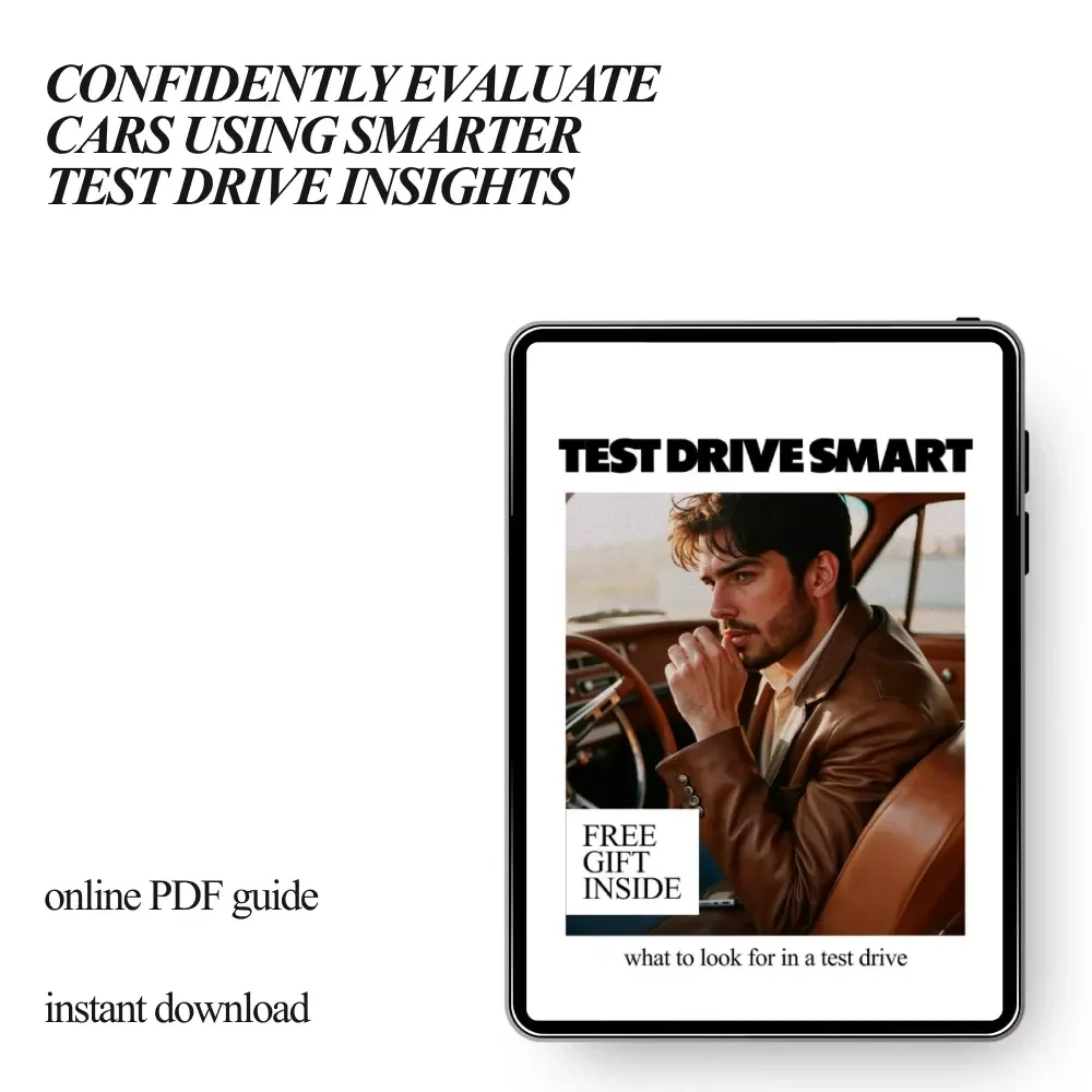 Test Drive Smart – Practical eBook Guide on What to Look for in a Test Drive | Confident Car Buying Checklist & Decision Tool