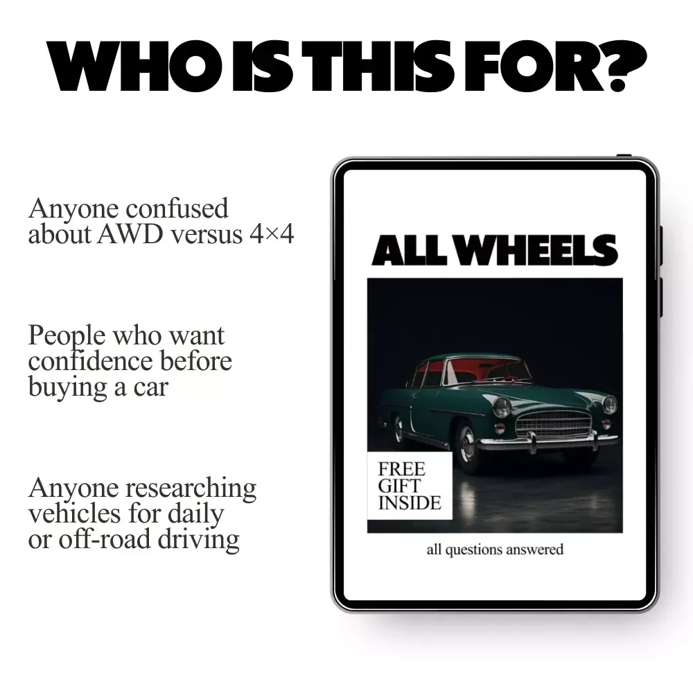 All Wheels, All Questions Answered – Clear Car Buyer Guide Explaining what is all wheel drive vs 4x4 for Everyday & Off-Road Driving