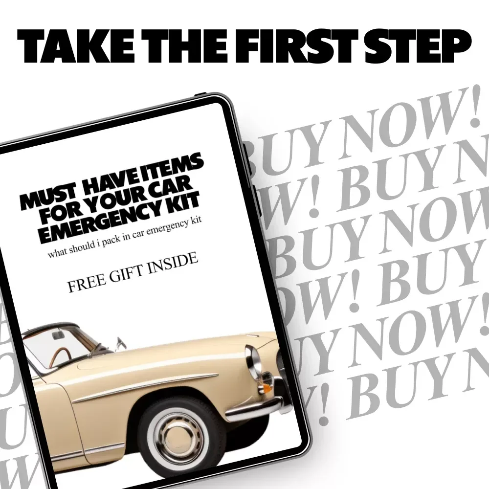 Must-Have Items for Your Car Emergency Kit – Printable Car Emergency Checklist, Roadside Safety Guide, Digital Download for Drivers