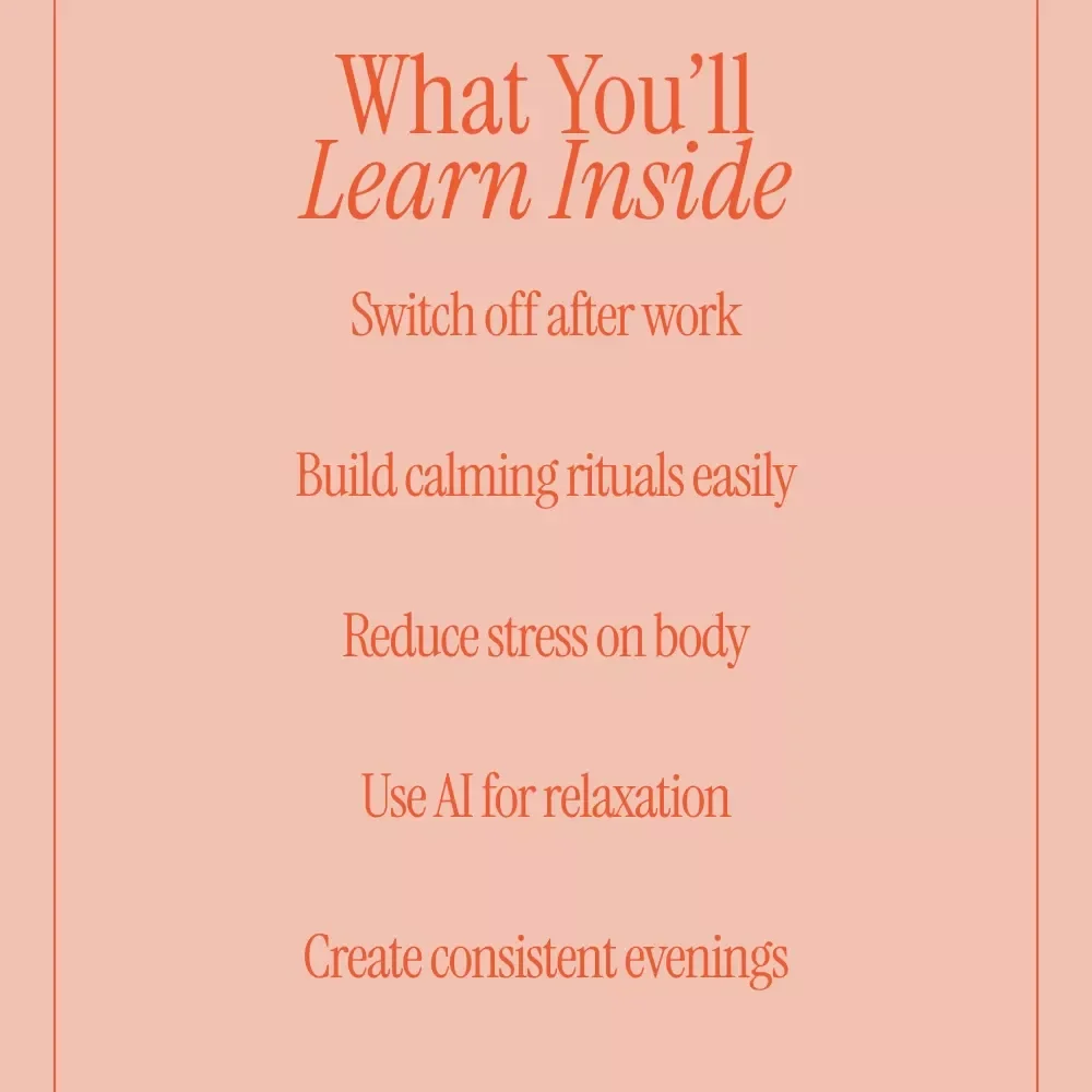Simple After-Work Rituals to Relax, Reset, and Feel Like You Again – A Gentle Guide to Ways to Relax After Work, Evening Wind-Down Routines & Stress Relief