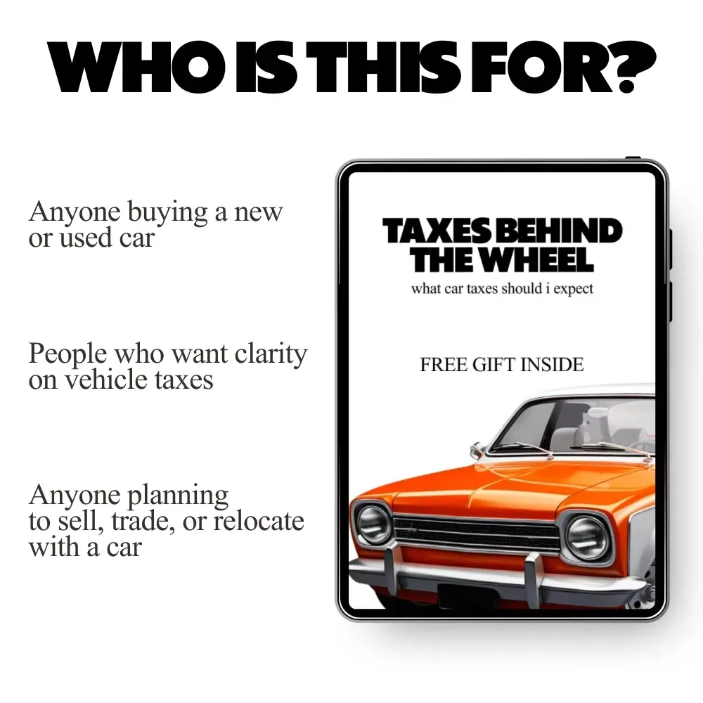 Taxes Behind the Wheel | What Car Taxes Should I Expect? | Smart Car Buying & Ownership Tax Guide eBook