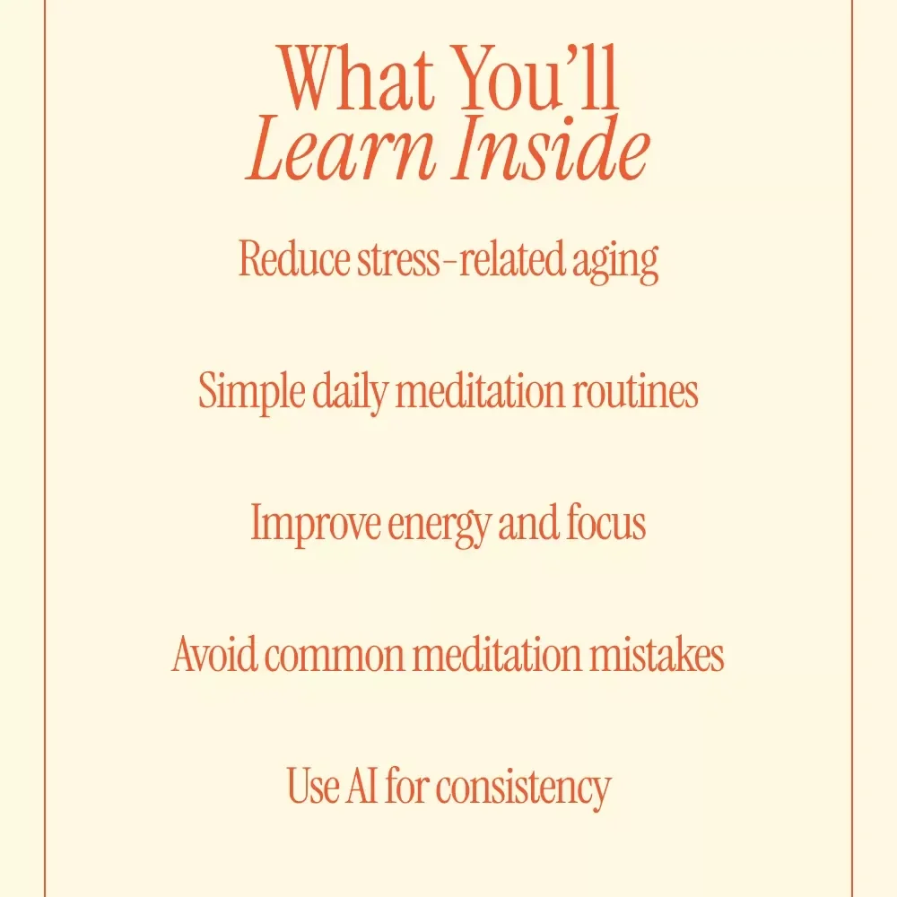 Meditation for Lasting Youth and Vitality – A Transformational Guide to Meditation for Anti-Aging, Energy Renewal, Stress Reduction, and Lifelong Wellness