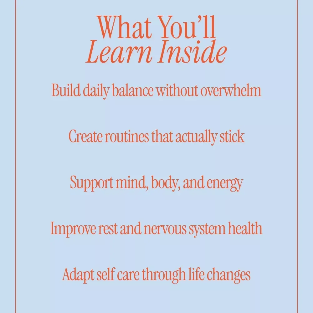 Holistic Self Care That Actually Works – Practical Daily Balance Guide, Mind Body and Energy Connection eBook, Sustainable Routines, Rest and Nervous System Support, Digital Self Care Download