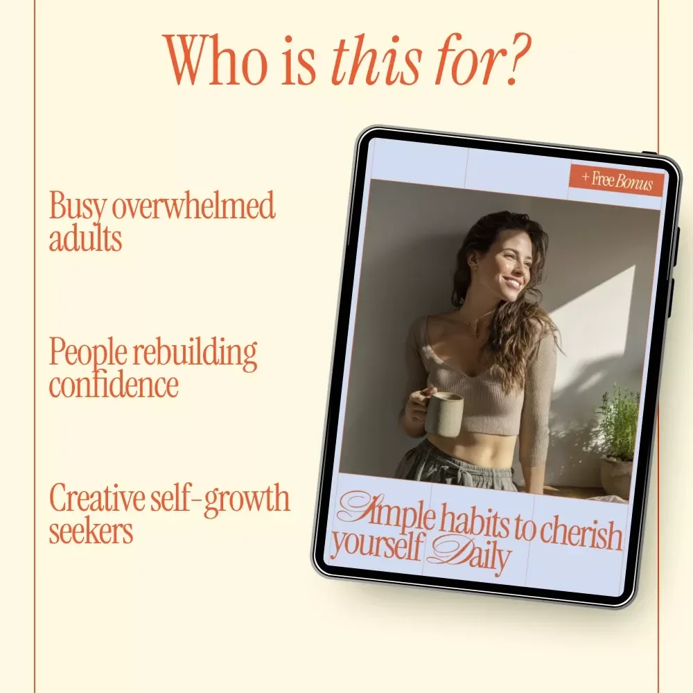 Simple Habits to Cherish Yourself Daily – Ebook Guide with Gentle Routines & Ways to Practice Self-Love Daily