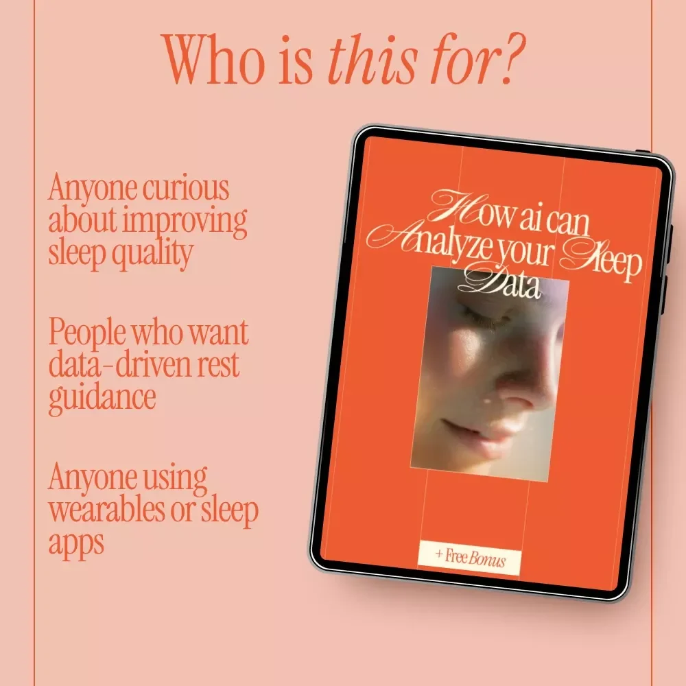 How AI Can Analyze Your Sleep Data – Practical Ebook for Better Rest, Personalized Insights & Smarter Sleep Habits