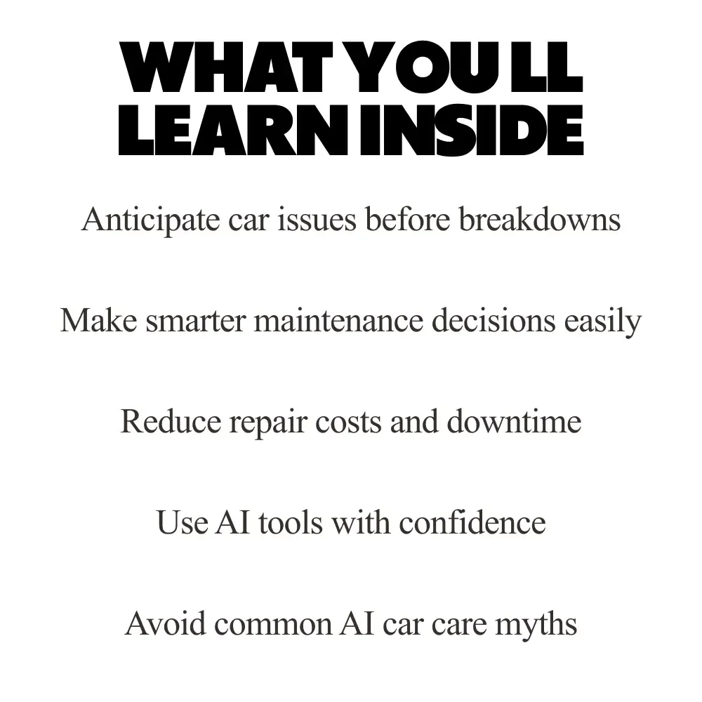 AI Under the Hood | Smart Auto Care eBook Guide | Can AI Predict Car Maintenance? | Predictive Maintenance for Modern Drivers