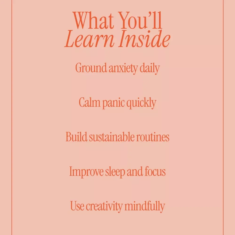 Self-Care for Anxiety | Calming Anxiety Relief eBook, Practical Self-Care for Anxiety Guide, Mindfulness & Coping Tools Digital Download