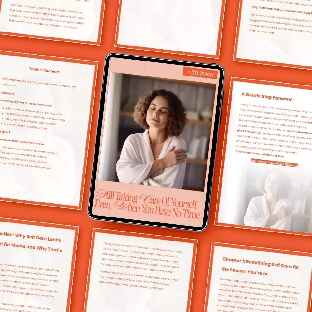 Still Taking Care of Yourself Even When You Have No Time | Practical Self Care for Moms with No Time | Digital eBook Guide