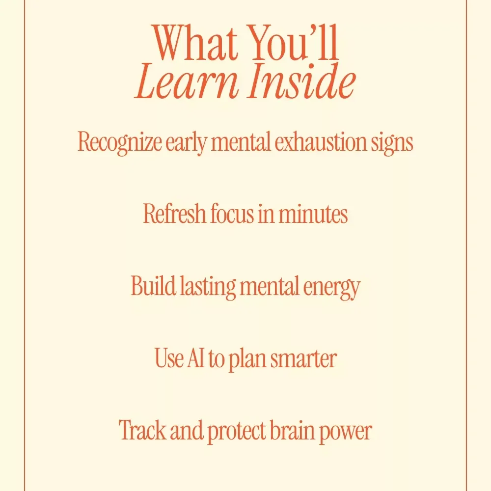 Practical Ways to Reduce Mental Fatigue – A Clear, Actionable Guide for Focus, Energy & Mental Clarity