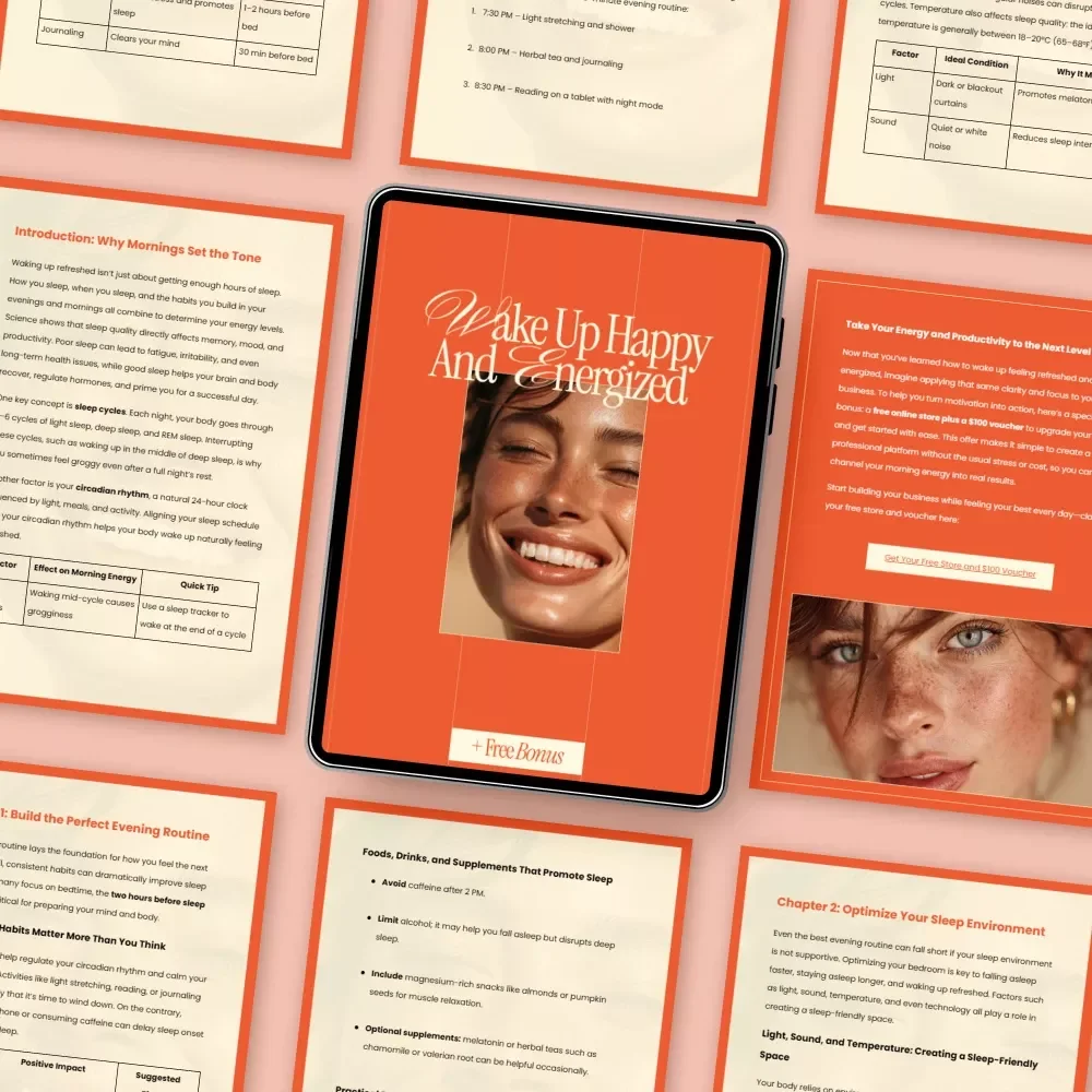 Wake Up Happy and Energized – A Practical Guide on How to Wake Up Feeling Refreshed, Build Better Mornings, and Boost Daily Energy