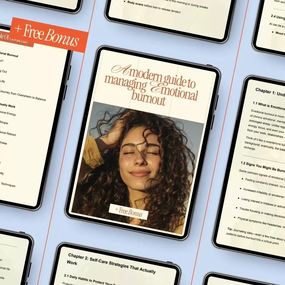 A Modern Guide to Managing Emotional Burnout – Practical Self-Care Guide, Digital Download, Wellness & Balance Resource with Tips for Managing Emotional Burnout