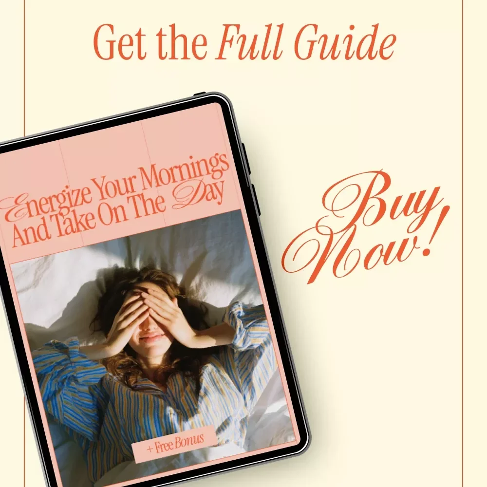 Energize Your Mornings and Take on the Day – Morning Routine for More Energy Guide | Daily Energy Habits, Productivity & Vitality Digital Download