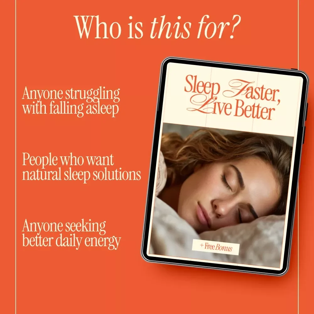 Sleep Faster, Live Better – A Natural Sleep Guide | How to Fall Asleep Faster Naturally & Wake Up Refreshed