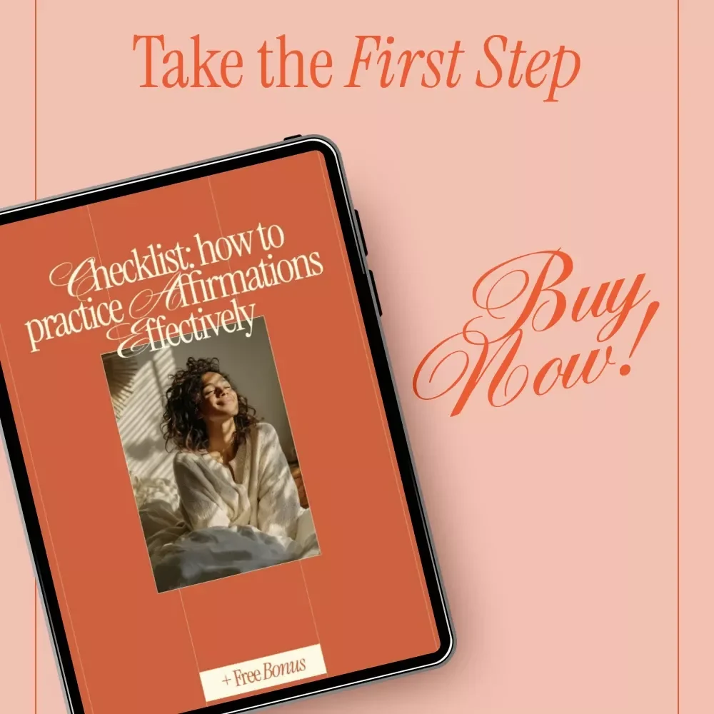 Checklist: How to Practice Affirmations Effectively – Daily Mindset Reset, Confidence & Goal-Setting Printable Guide
