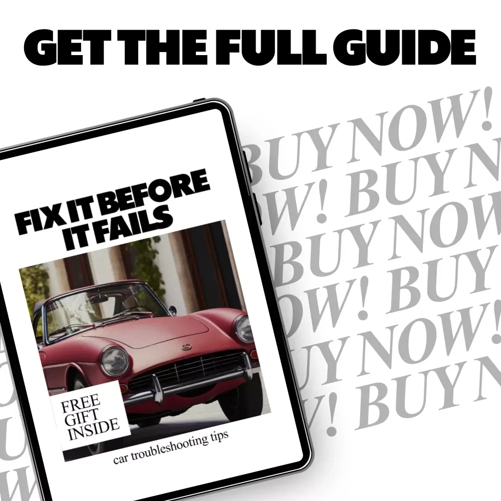 Fix It Before It Fails – Practical Car Troubleshooting Guide, Warning Signs Checklist, DIY Maintenance eBook & AI Prompts Digital Download