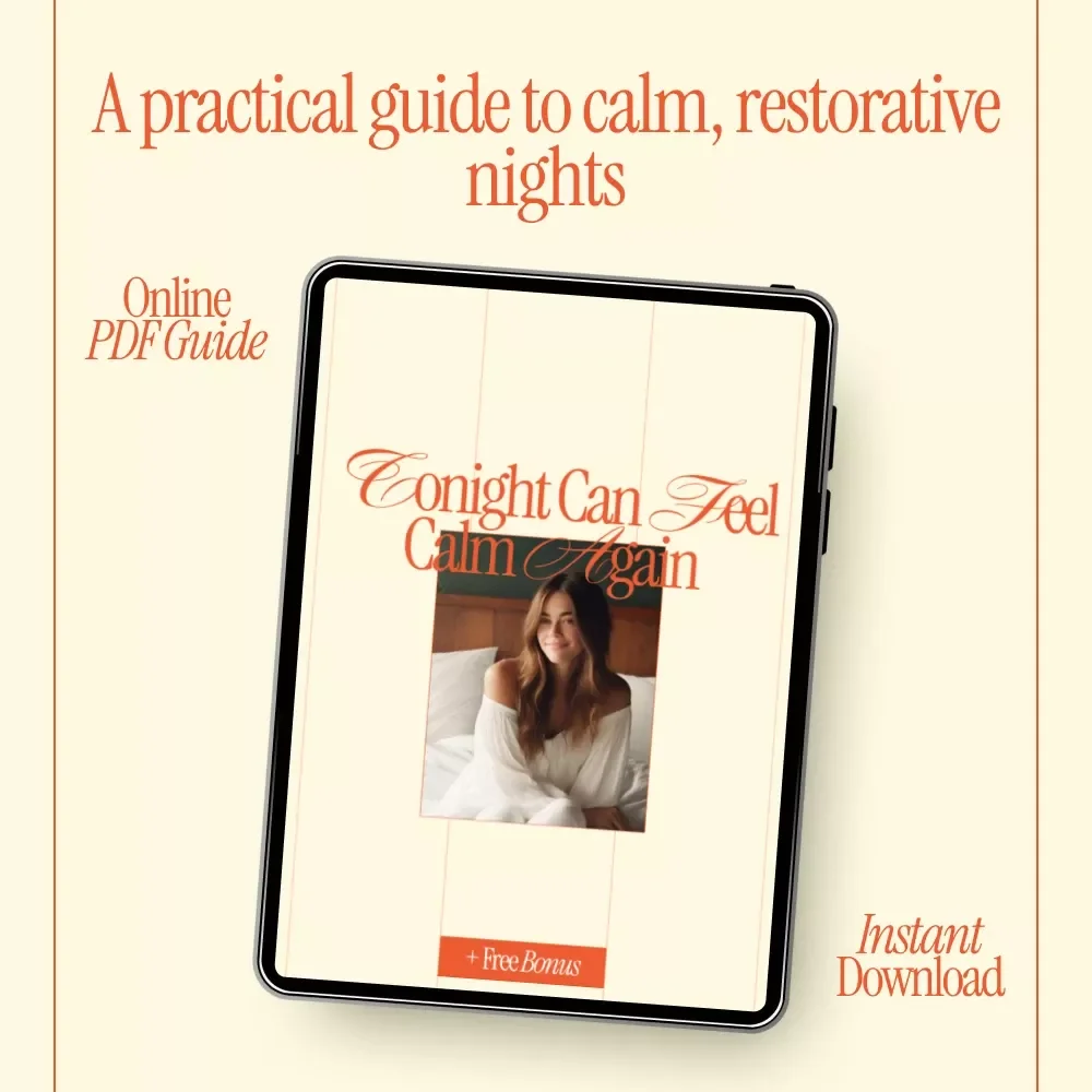 Tonight Can Feel Calm Again – A Gentle Sleep Guide Ebook for Peaceful Evenings, Stress-Free Nights & How to Create a Relaxing Bedtime Routine
