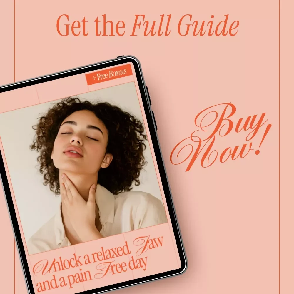Unlock a Relaxed Jaw and a Pain Free Day – Gentle TMJ Exercises for Pain Relief eBook, Jaw Tension Release Guide, Daily TMJ Routine Digital Download