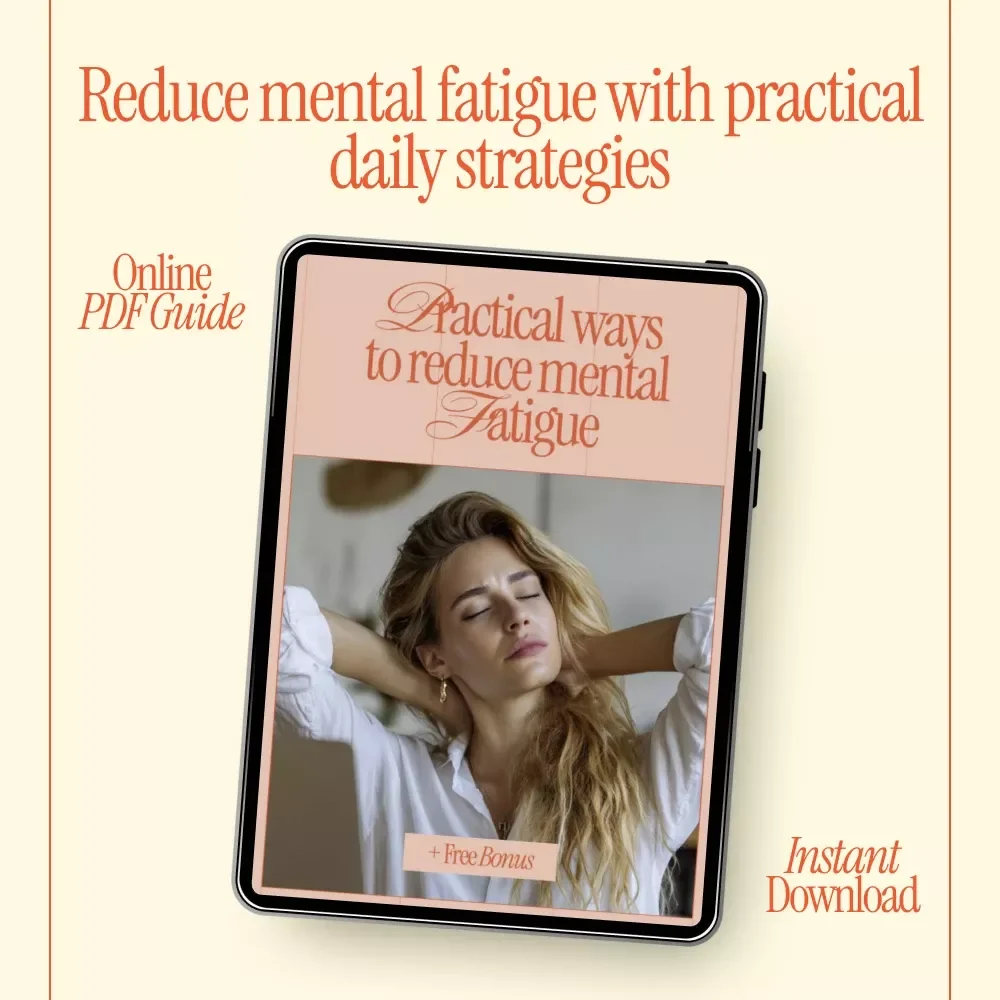 Practical Ways to Reduce Mental Fatigue – A Clear, Actionable Guide for Focus, Energy & Mental Clarity
