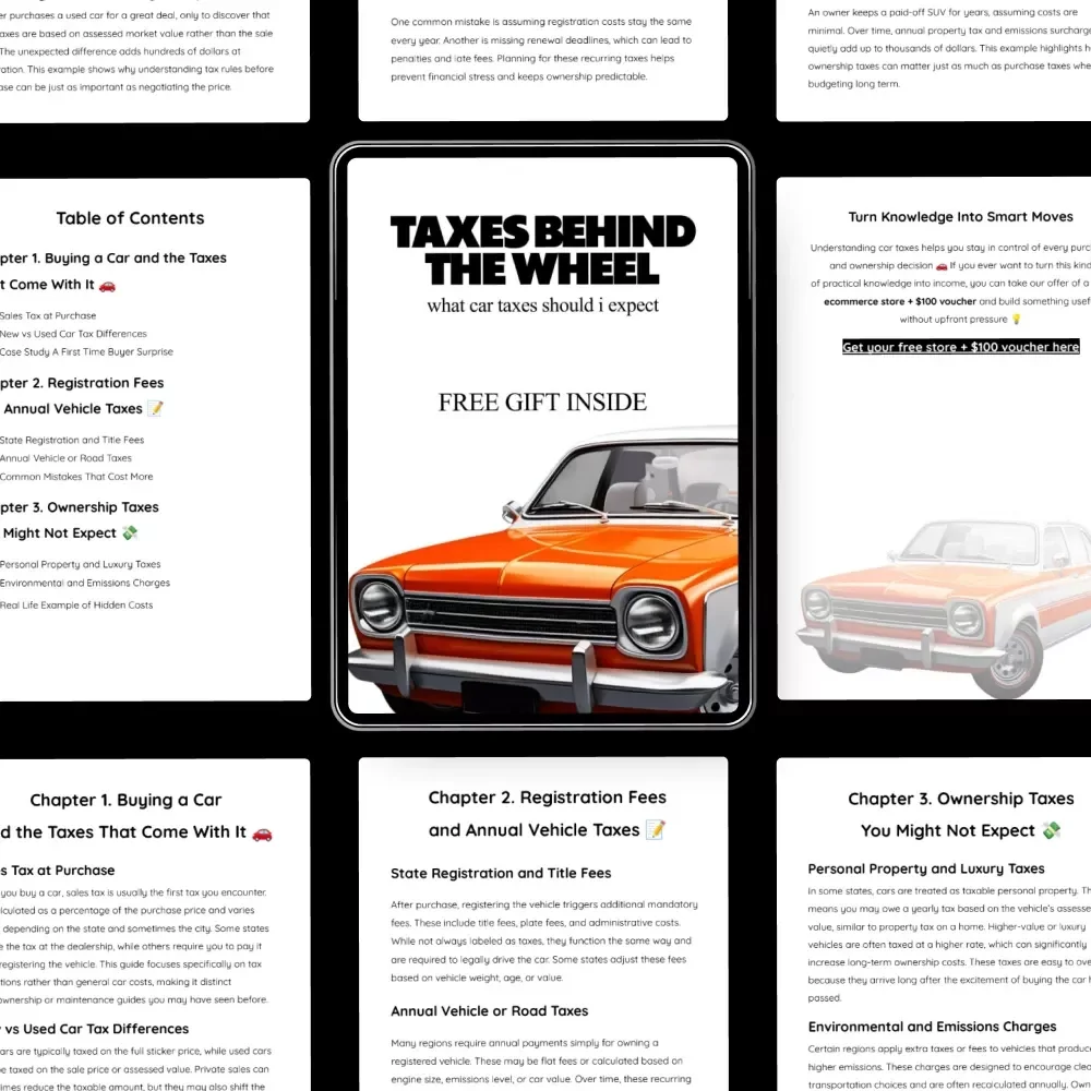 Taxes Behind the Wheel | What Car Taxes Should I Expect? | Smart Car Buying & Ownership Tax Guide eBook