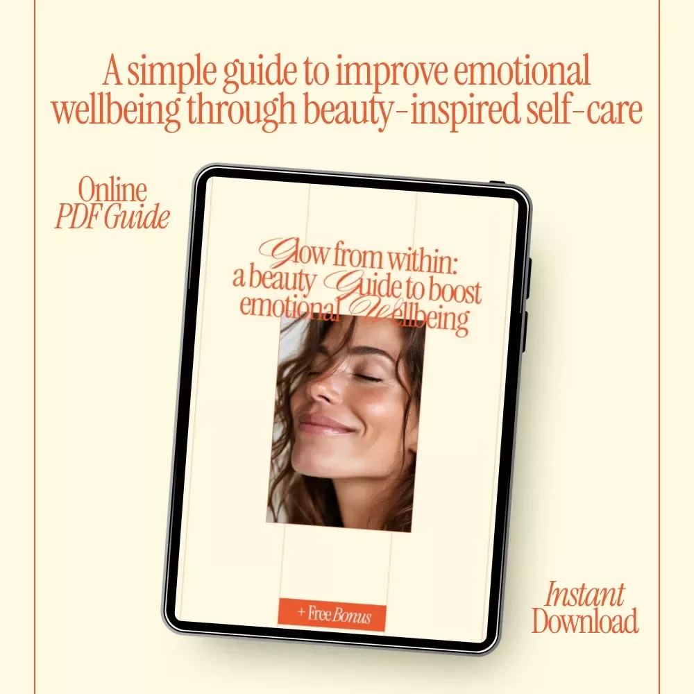 Glow from Within: A Beauty Guide to Boost Emotional Wellbeing | How to Improve Emotional Wellbeing eBook | Self-Care, Mindset & Inner Glow Digital Download