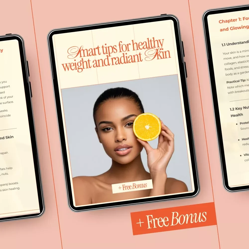 Smart Tips for Healthy Weight and Radiant Skin | Digital Wellness Guide, AI-Powered Nutrition Insights, Sustainable Weight Management eBook