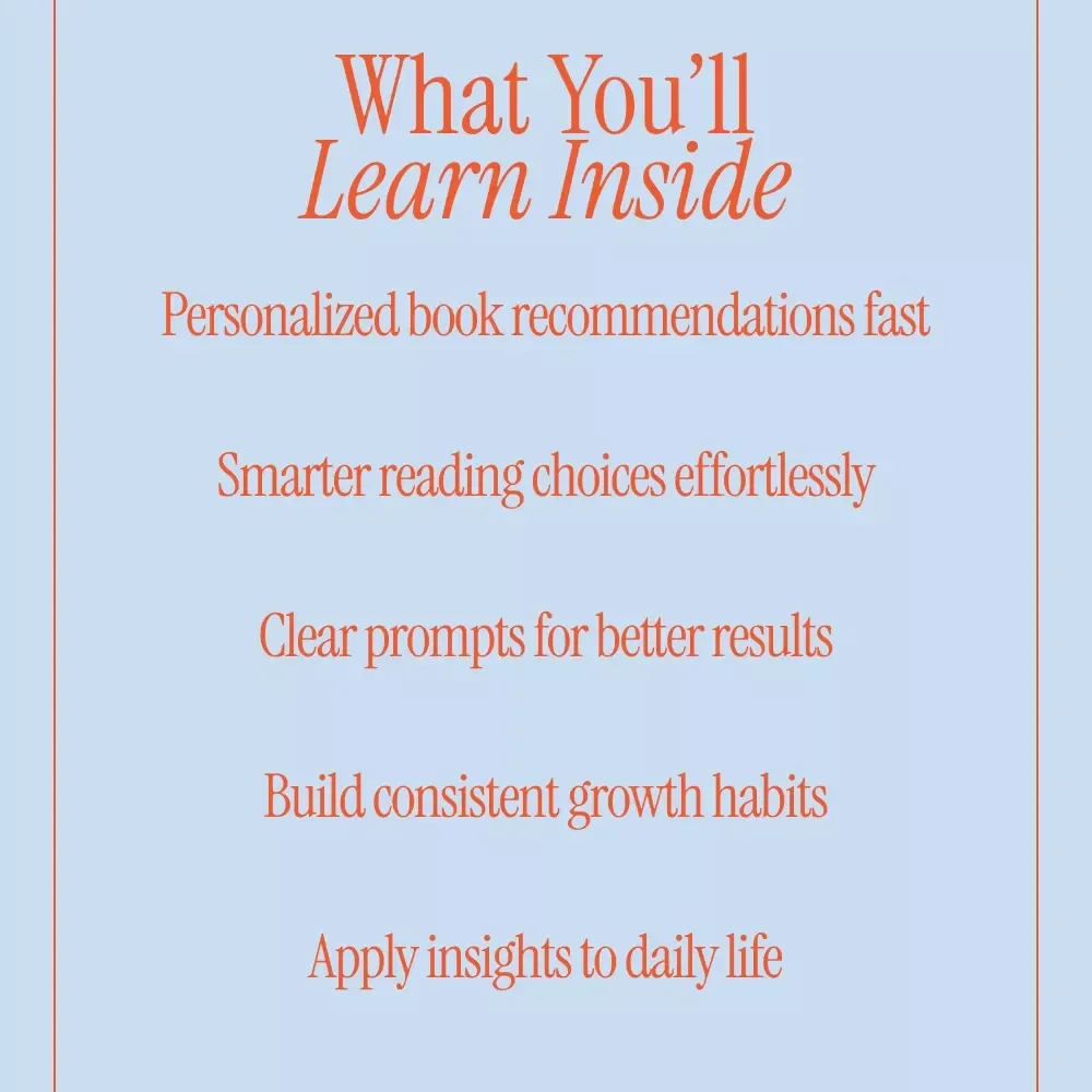 How AI Can Suggest Books to Boost Your Personal Development – Smart Guide on Using AI to Suggest Books for Your Personal Growth, Reading Strategy & Self-Improvement Library
