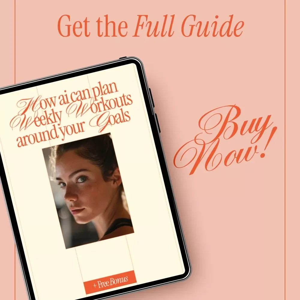 How AI Can Plan Weekly Workouts Around Your Goals | Smart Fitness Ebook Using Ai to Plan Your Workouts for the Week Based on Your Goals