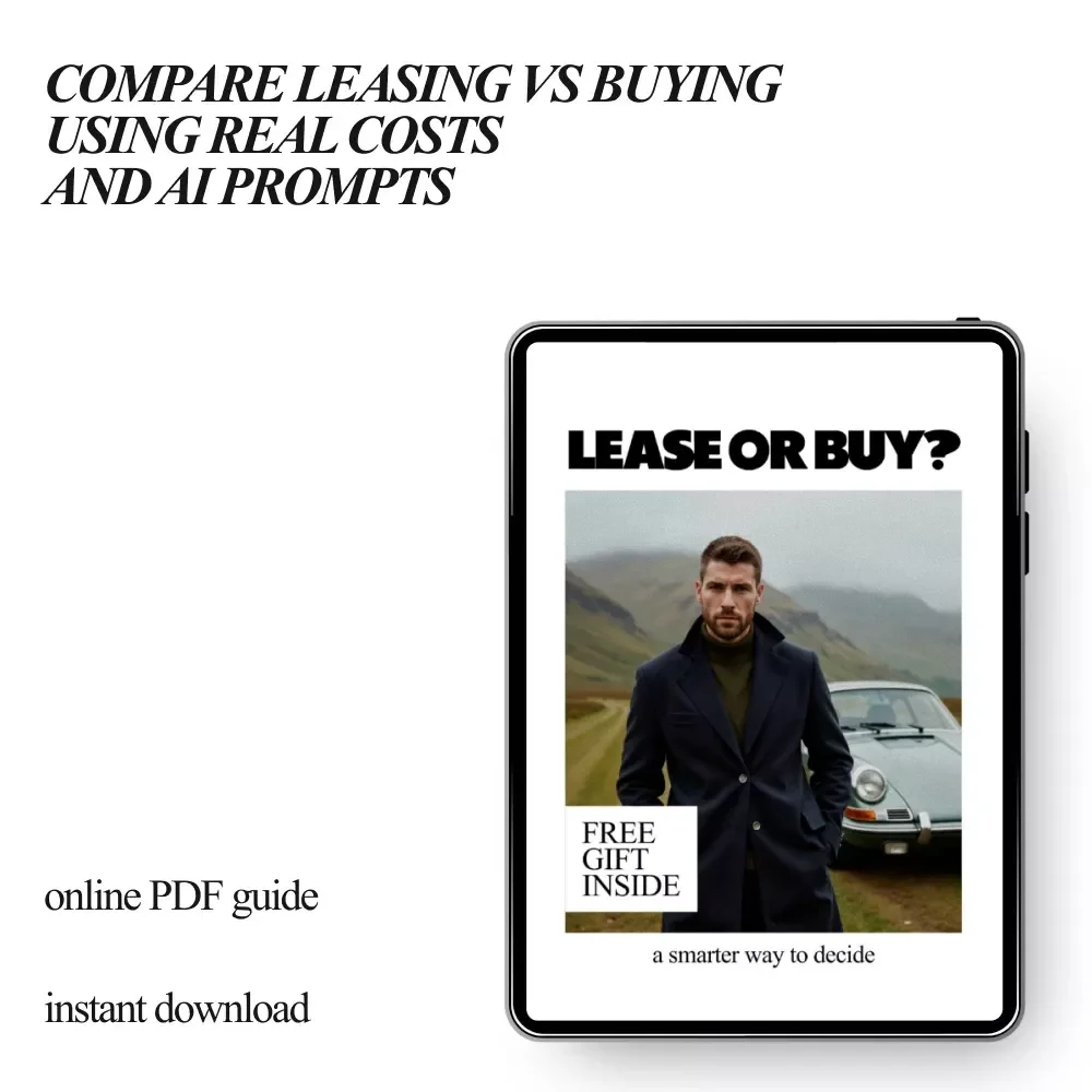 Lease or Buy? A Smarter Way to Decide | Digital Guide on How to Compare Lease vs Buy Deals for Cars & Personal Finance