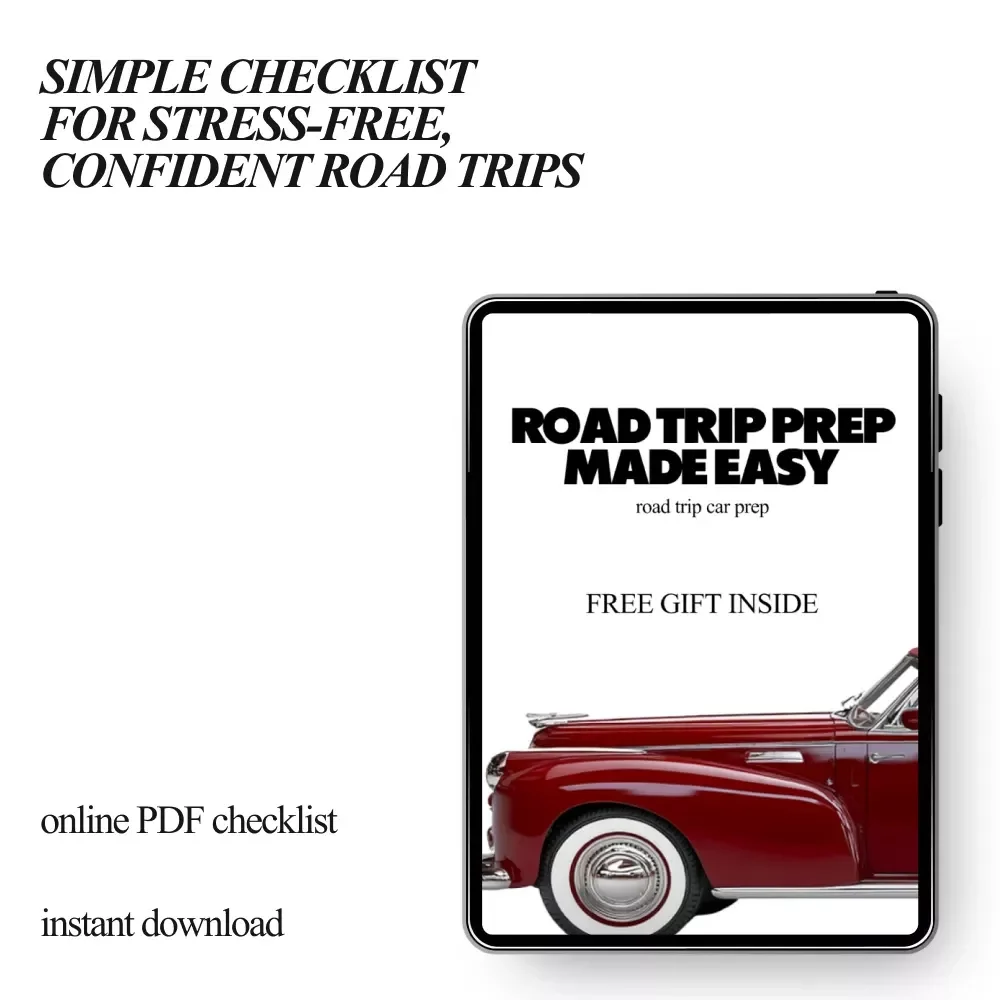 Road Trip Prep Made Easy – Ultimate Road Trip Checklist, Car Preparation Guide, Travel Planning eBook, Family & Solo Travel Digital Download