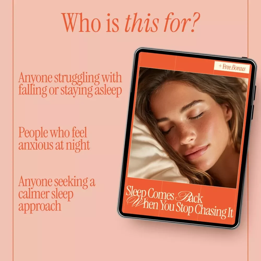 Sleep Comes Back When You Stop Chasing It – Sleep Meditation Guide, Calming Night-Time Mind eBook, Nervous System Reset for Insomnia Relief