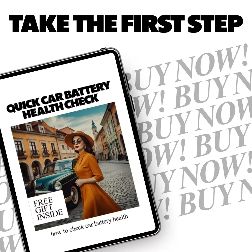 Quick Car Battery Health Check | Easy DIY Checklist for How to Check Car Battery Health | Printable & Digital Download